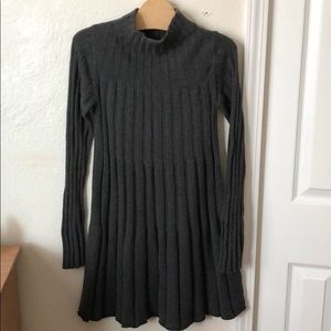 Turtle neck sweater dress
